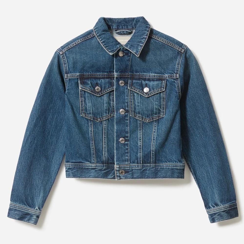 Everlane The Shrunken Denim Jacket Size XL